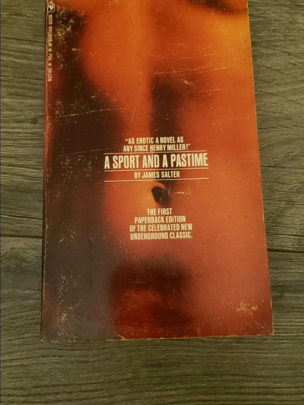 A Sport and a Pastime by - Orange Paperback Cover